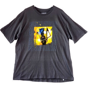 Borderlands Claptrap Shirt Size XXL 100% Cotton Dark Grey with Graphic Print